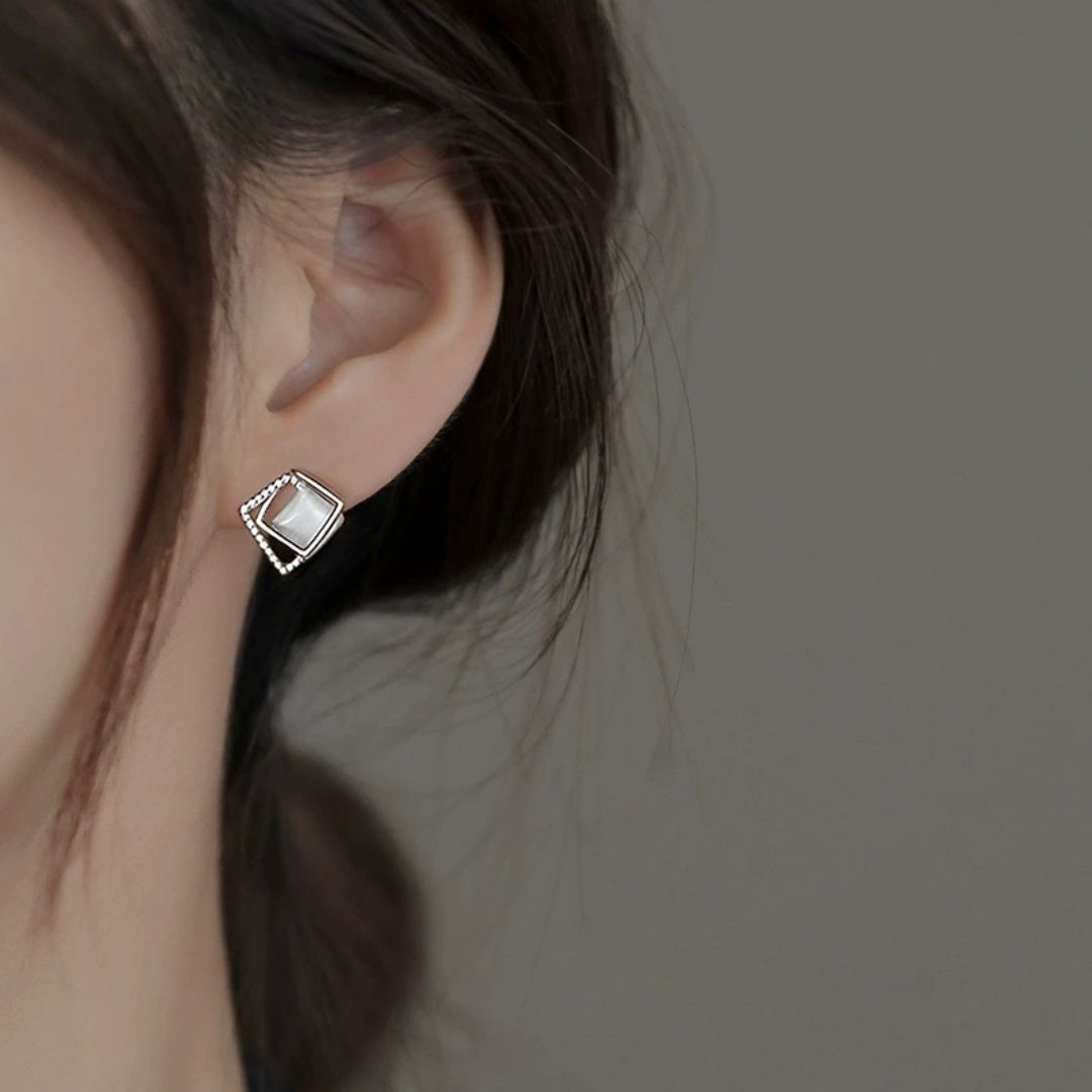 Lumine Square Drops Earrings