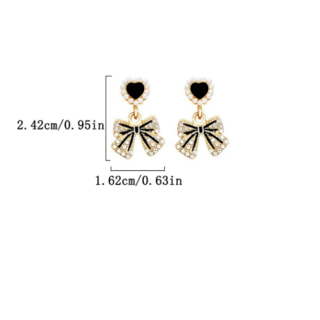 Bling Blogger Bow Earrings