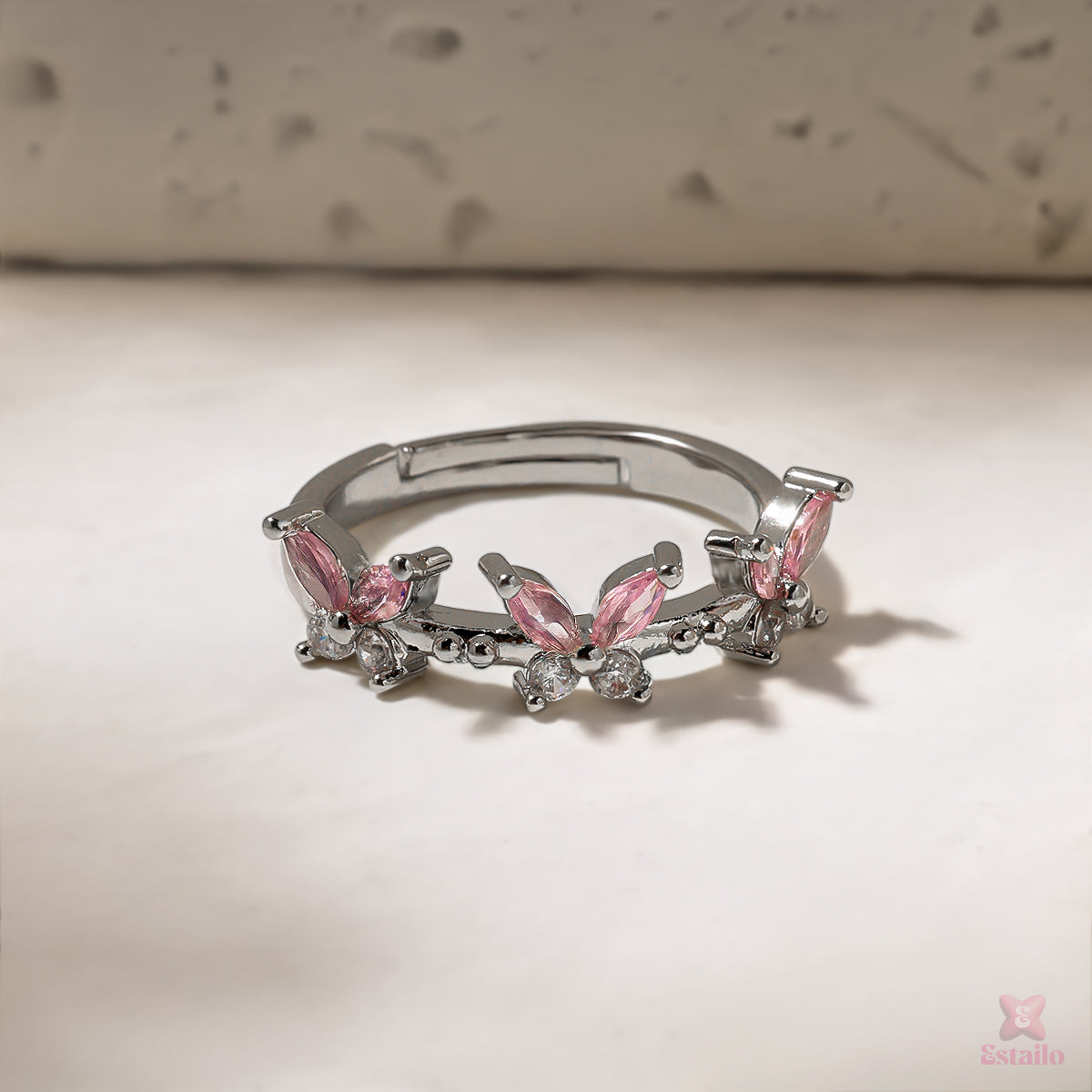 Twin Butterfly Ring