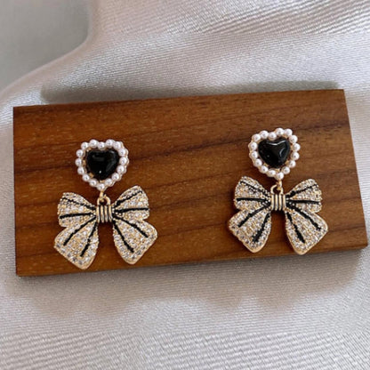 Bling Blogger Bow Earrings