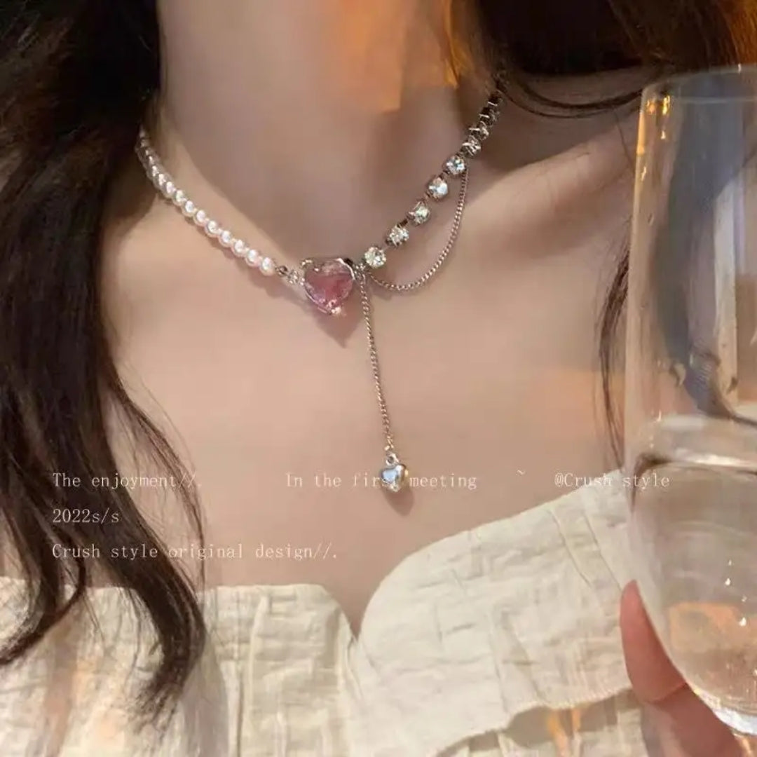 Heart of Pearls Necklace