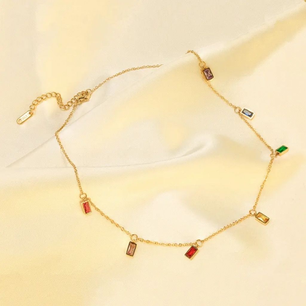 Glossy Charm Kaleido Necklace