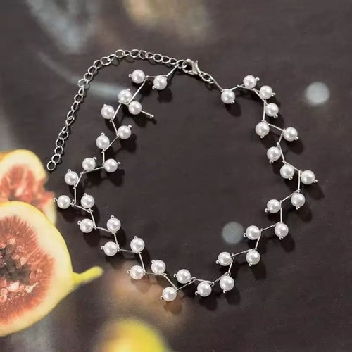 Pearl Vine Choker Necklace