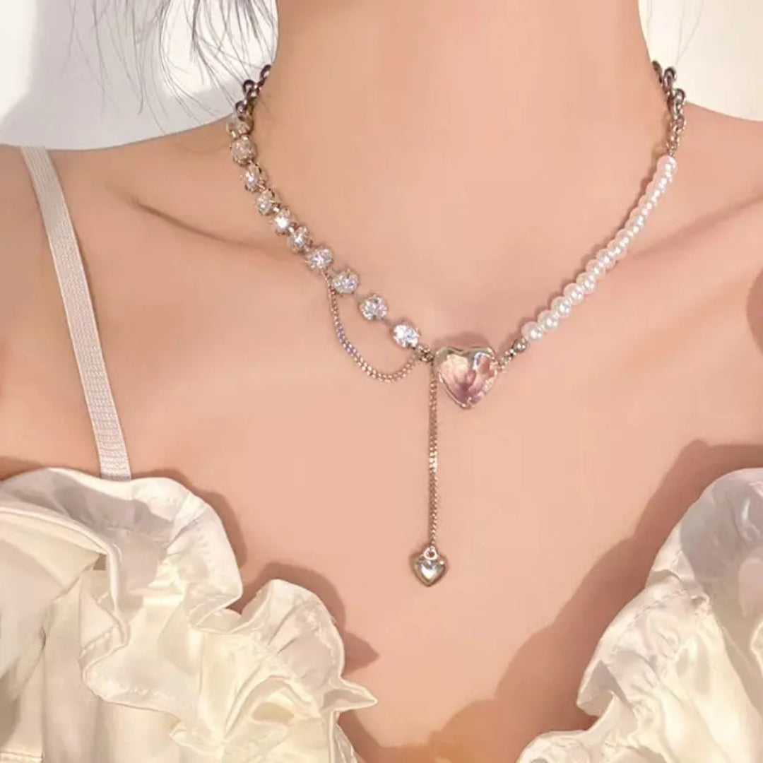 Heart of Pearls Necklace