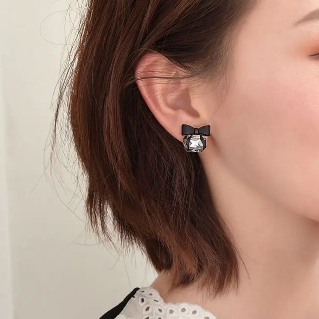 Bling Blogger Bow Earrings