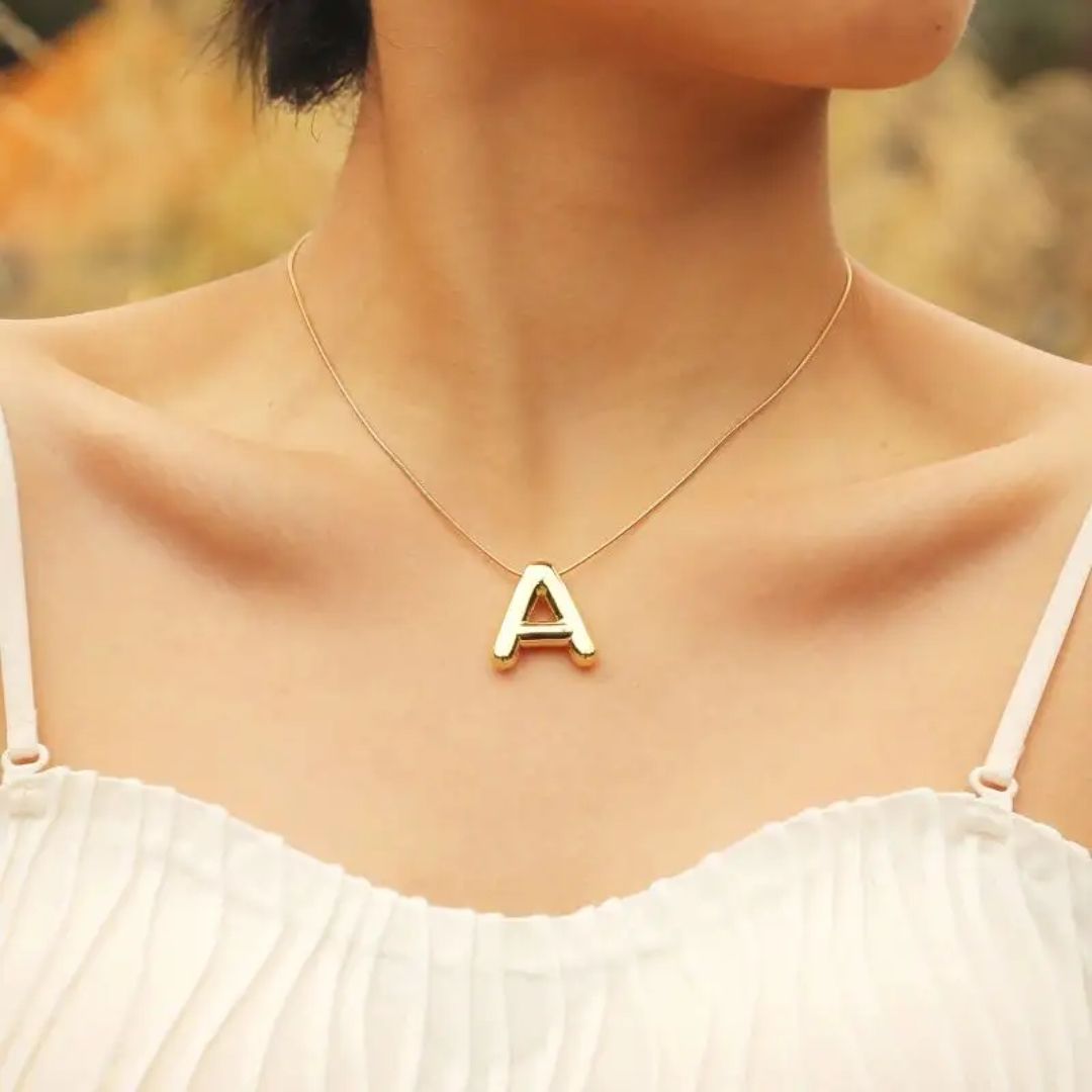 Initial Elegance "A" Neckpiece