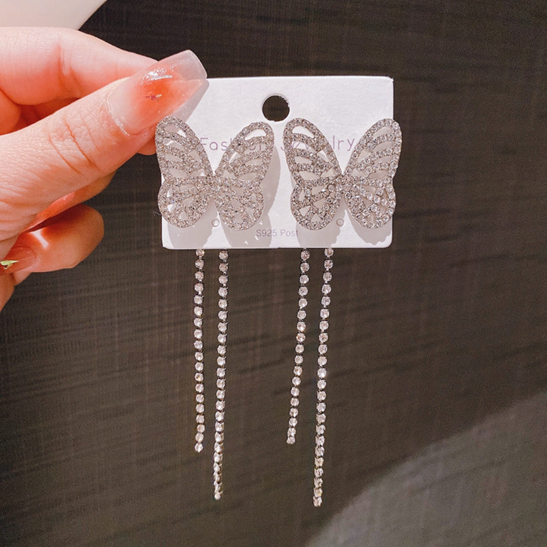 Sparkle Wing Cascades Earring