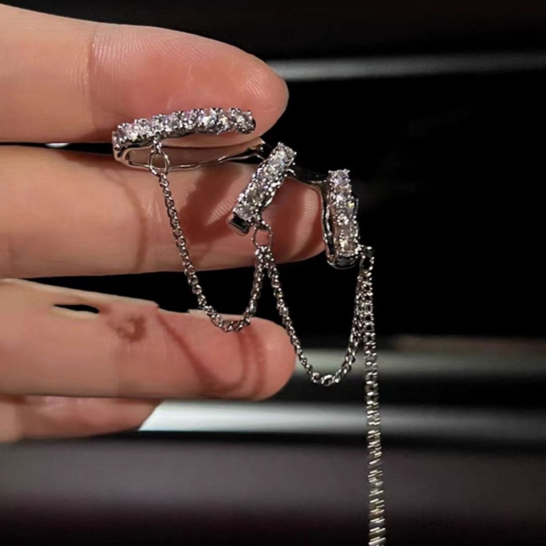 Elegance Edge Ear Cuff Earrings