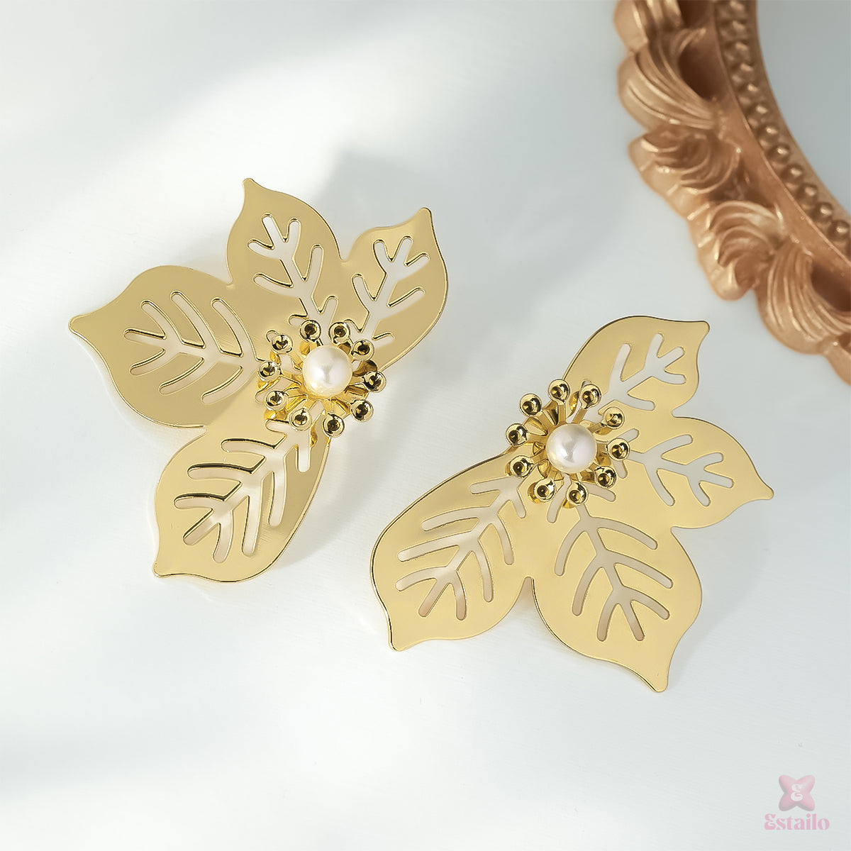 Golden Bloom Earrings