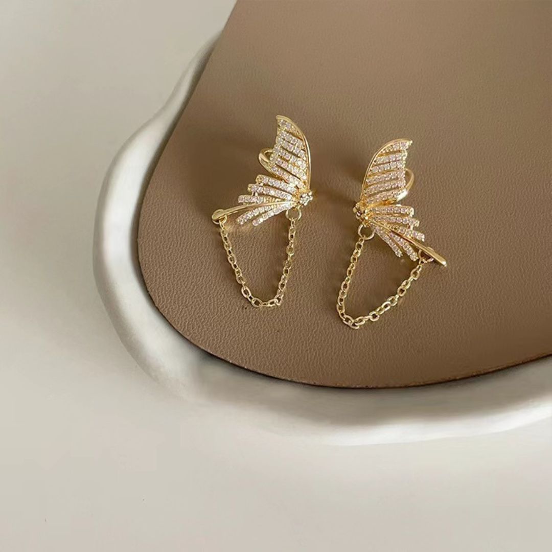 Gilded Seraph Cuffs Earrings