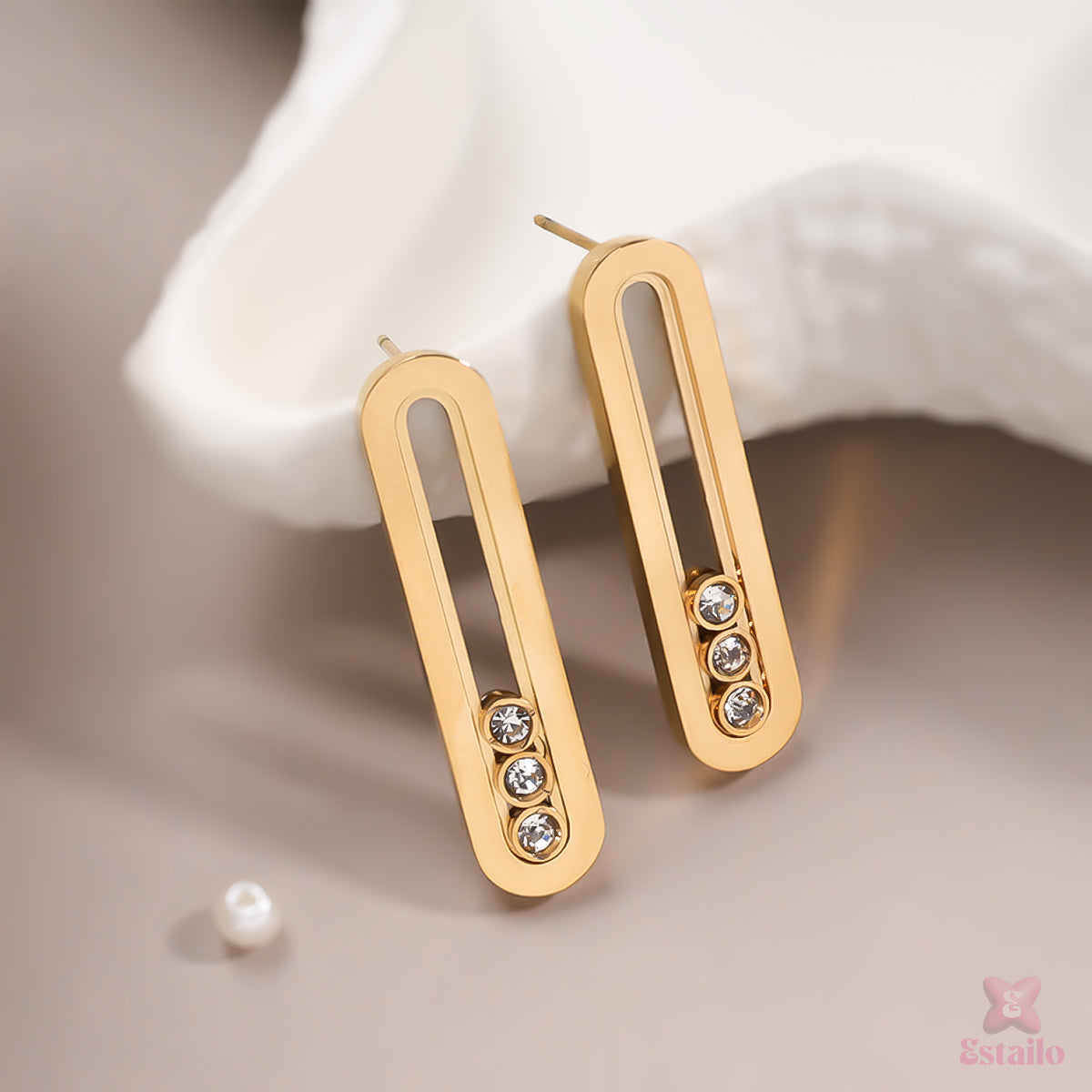 Swirl Luxe Studs Earrings