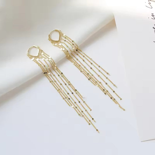 Bling Bloger Chain Earrings