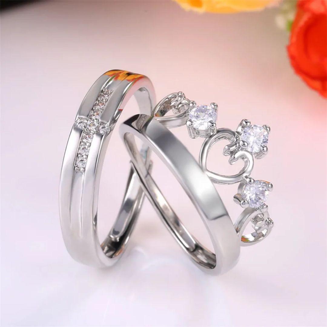 Queen of Hearts Couple Ring