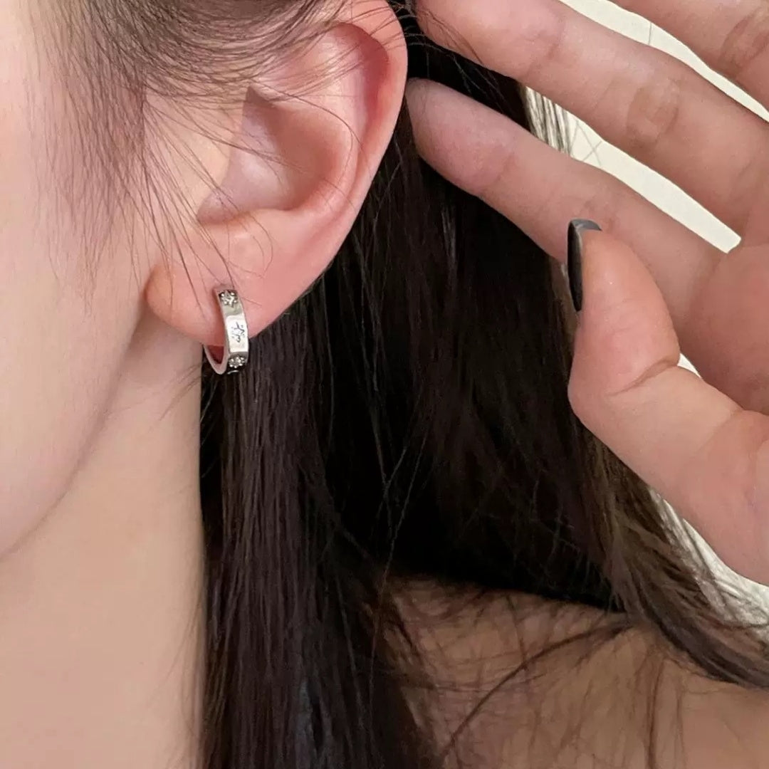Night Sky Huggies Earcuff  Earrings (Single Ear)