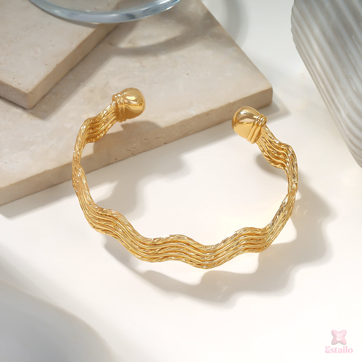 Curly Anti-Tarnish Bracelet