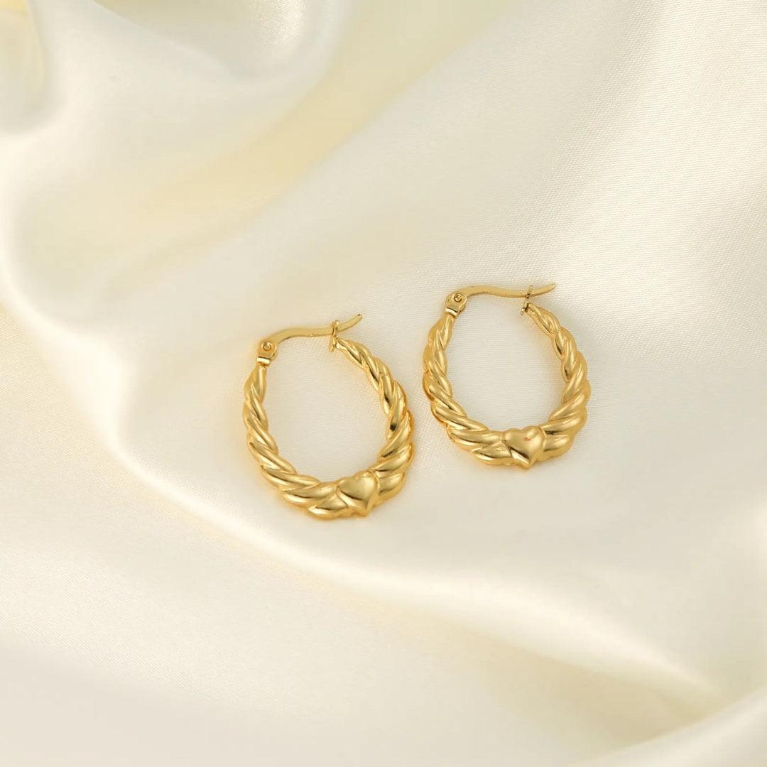 Anti- Tarnish Hoops Earrings