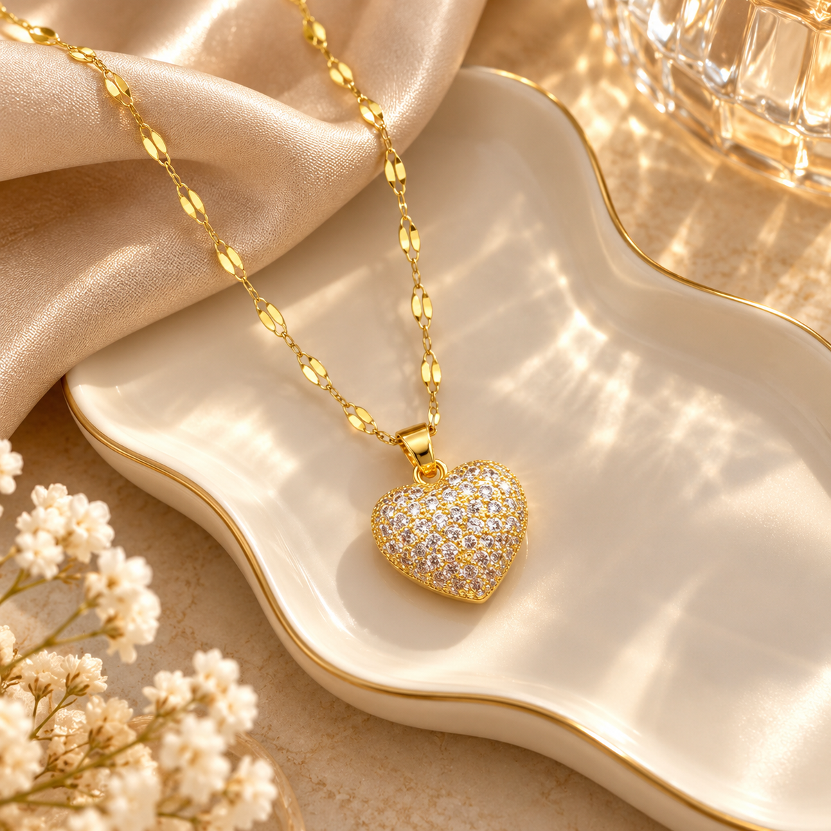 Rosegold Heart Necklace