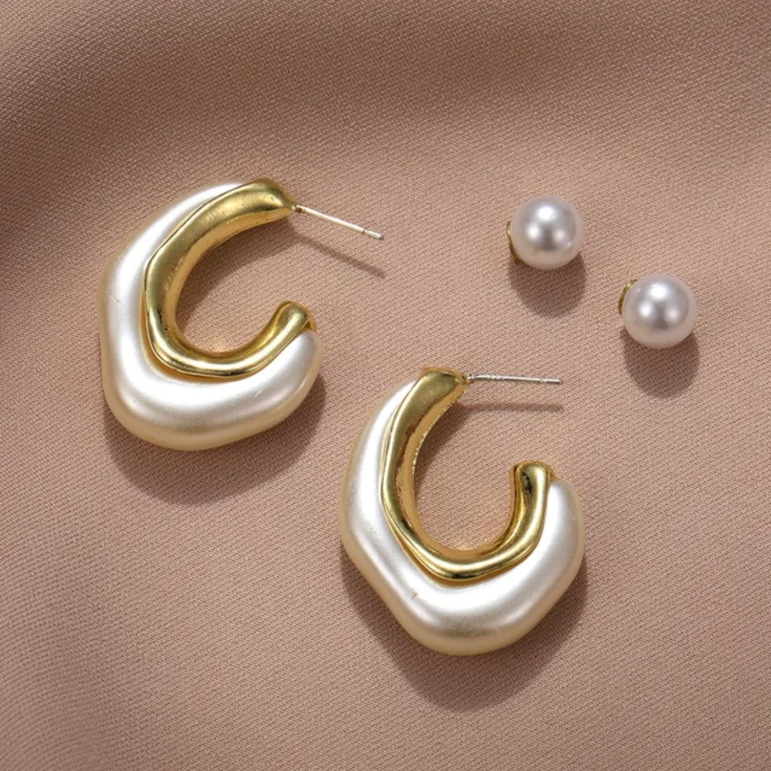 A Pearl Of Wisdom Hoop Earrings