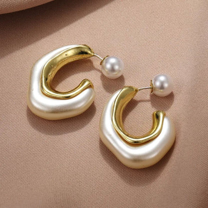 A Pearl Of Wisdom Hoop Earrings