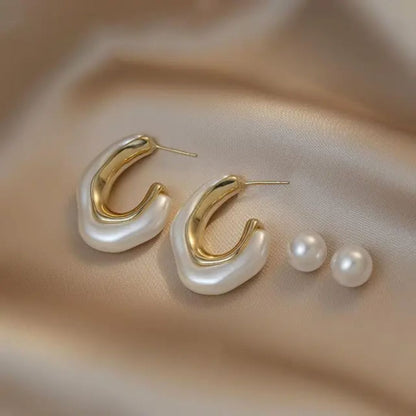 A Pearl Of Wisdom Hoop Earrings