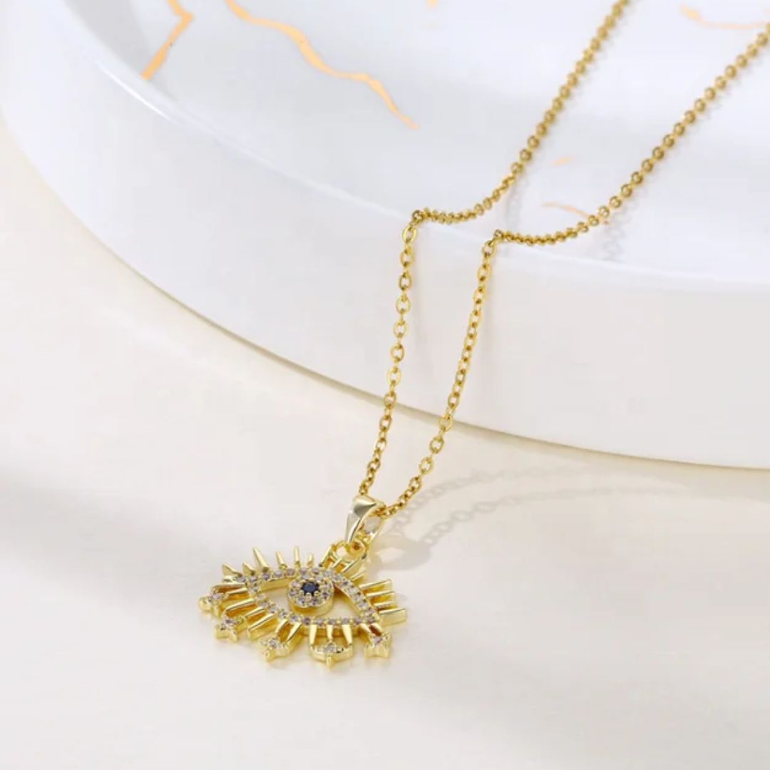 Dazzling Evil eye Neckpiece