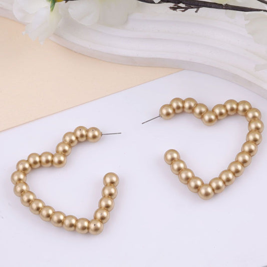 Golden Heart Earrings