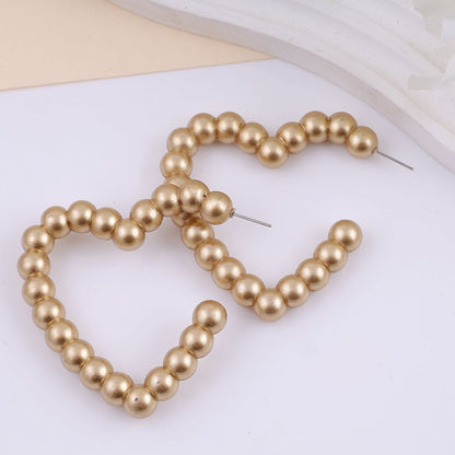 Golden Heart Earrings