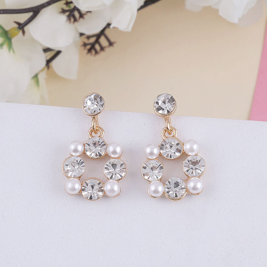 Bling Blogger Silver Earring