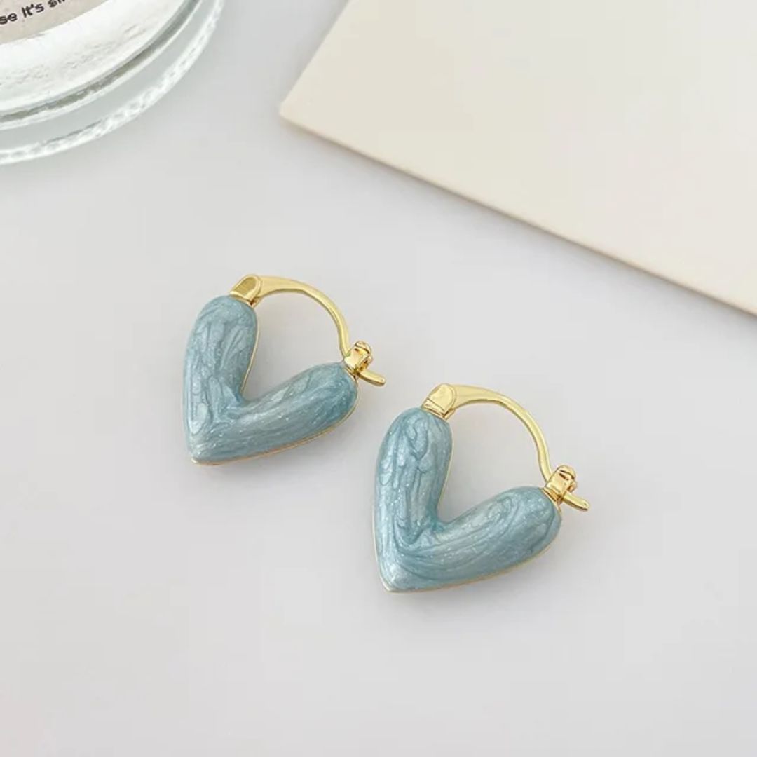 Blind Date coloured Hoop Earrings