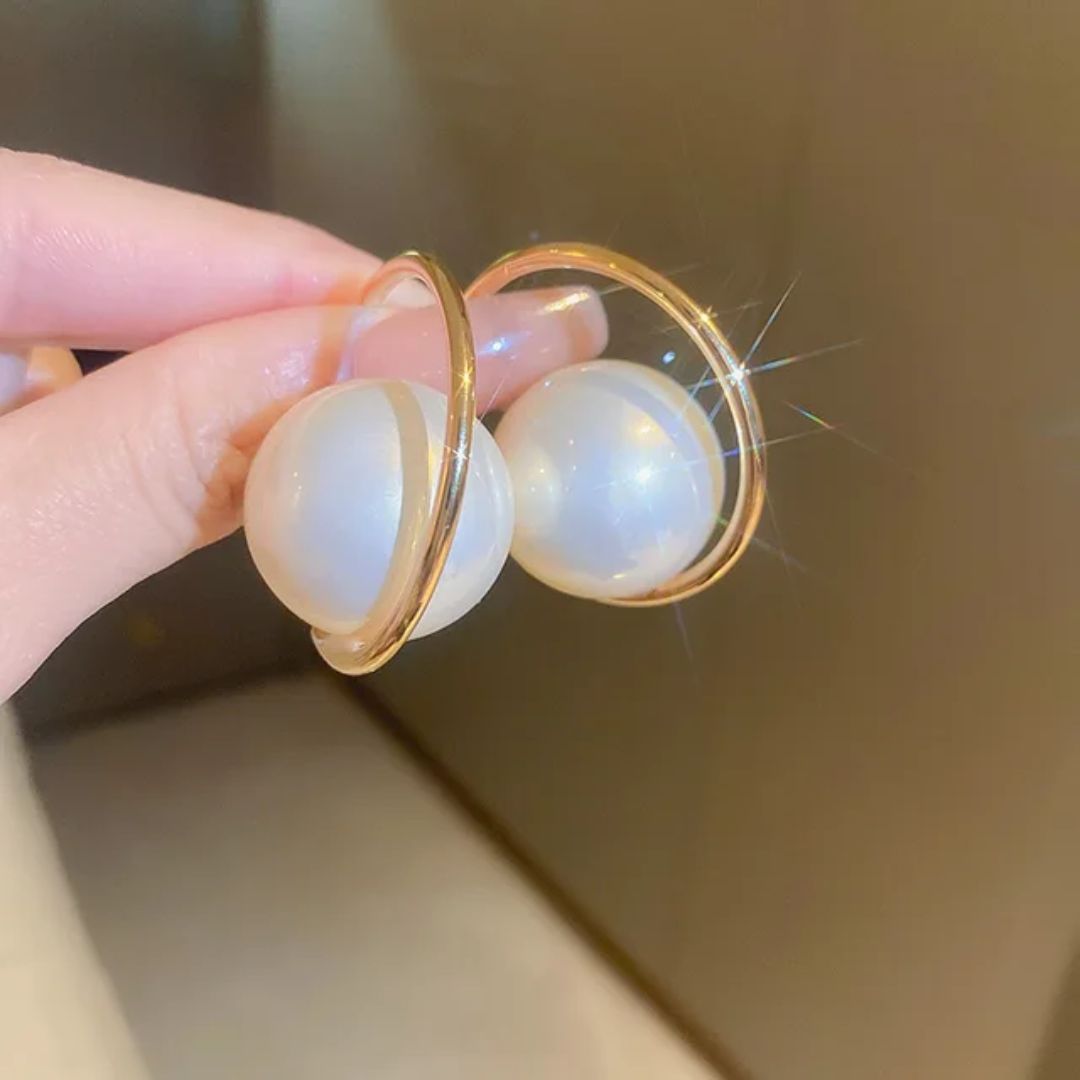 A Pearl Of Wisdom Hoop Earrings