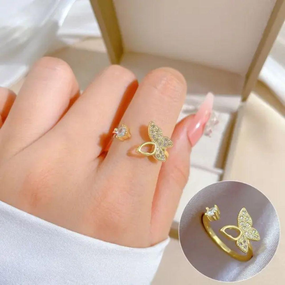 【LURS】LURS butterfly flying element ring main image 1