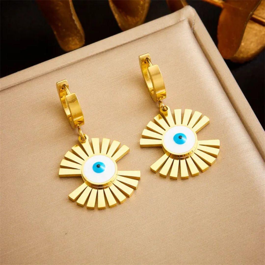 Dazzling Dainty Evil Eye Earrings