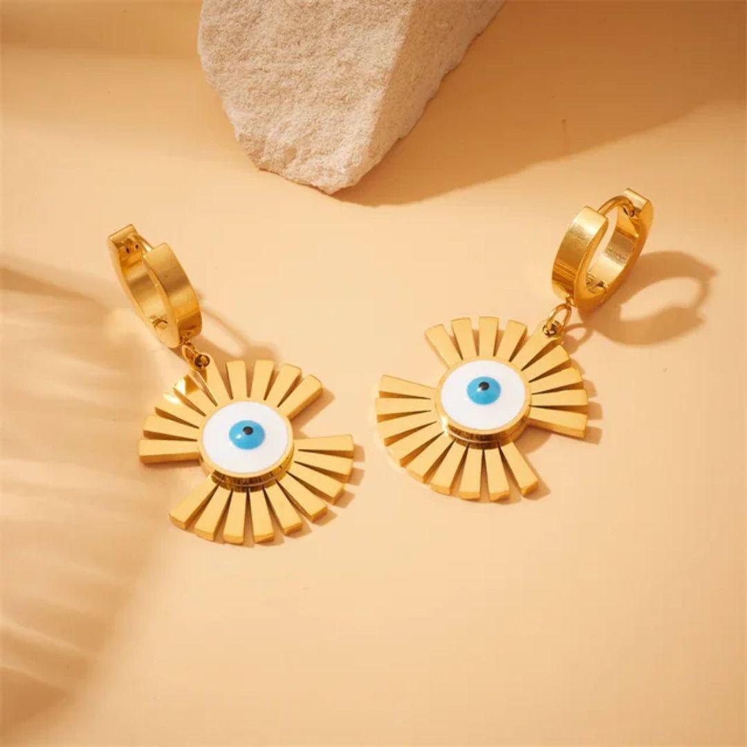 Dazzling Dainty Evil Eye Earrings