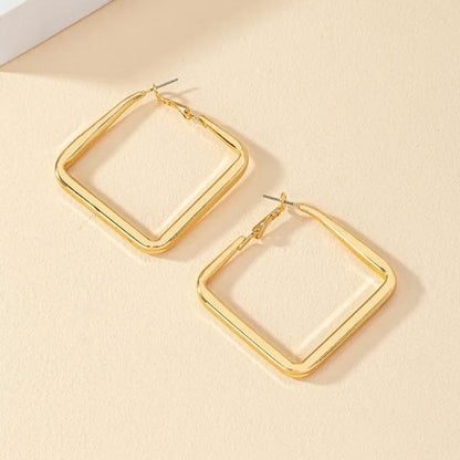 As Pretty As Gold Hoop Earrings