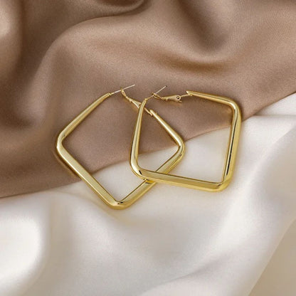 As Pretty As Gold Hoop Earrings