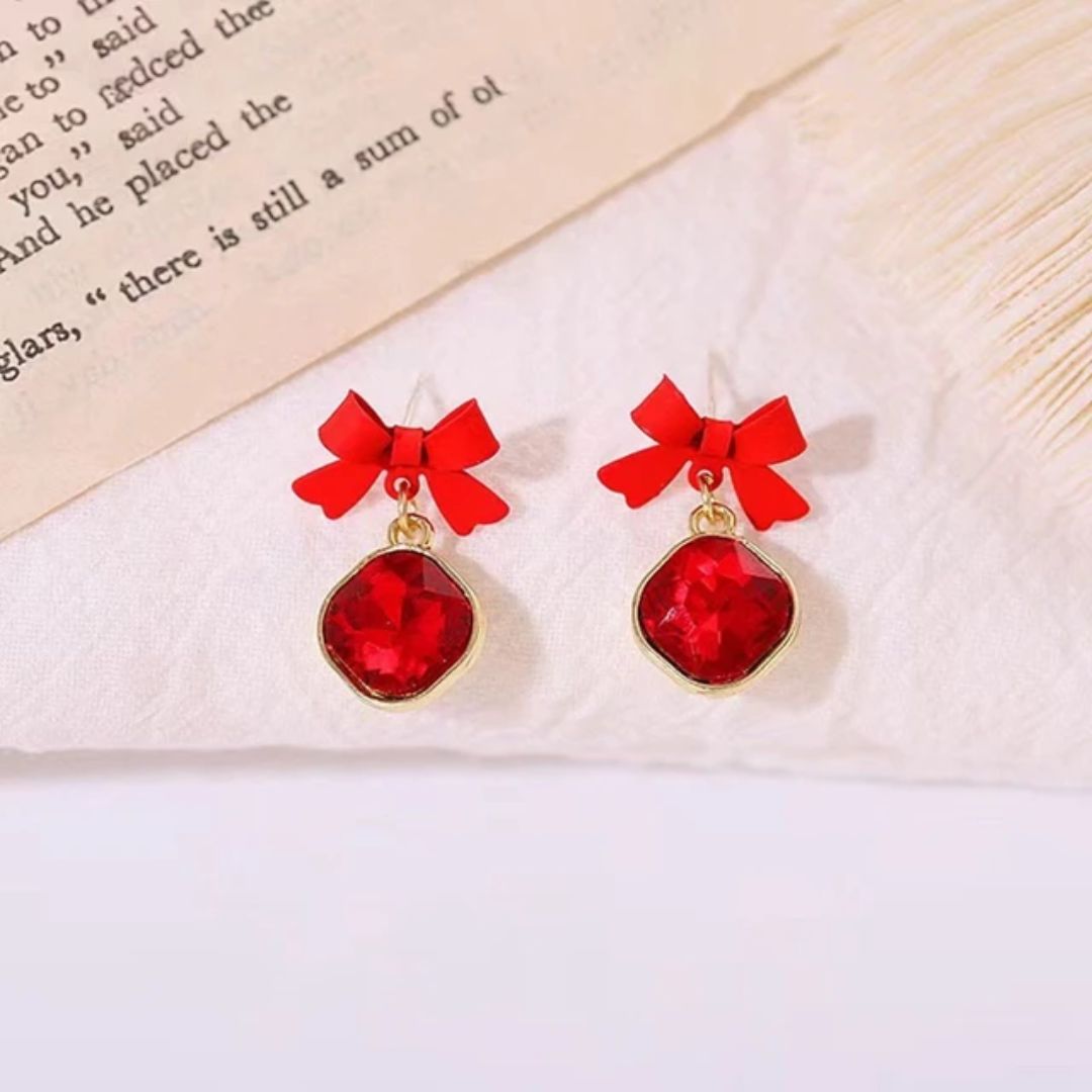 Blind Date Bow Earrings