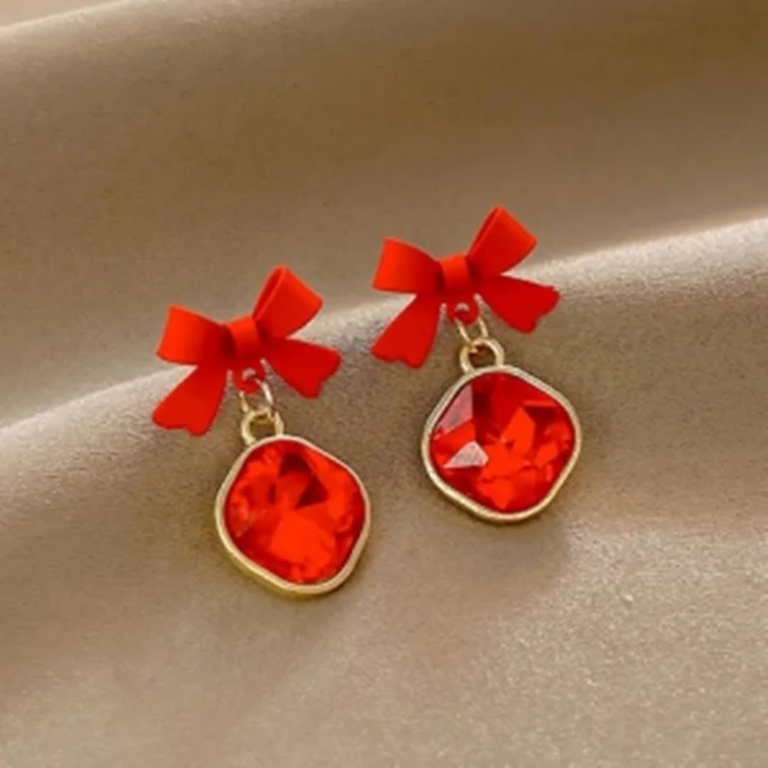 Blind Date Bow Earrings