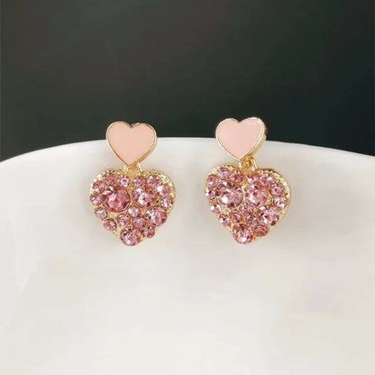 Bling Blogger Heart Earrings