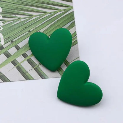 Coloured Heart  Earrings