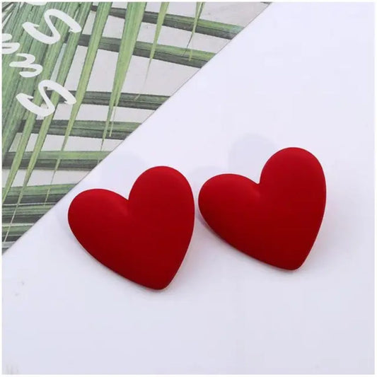 Red Heart Earrings