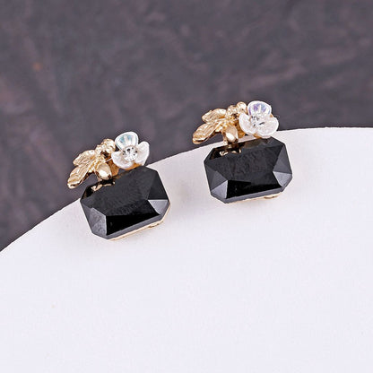 Crystal Daisy Stud Earrings