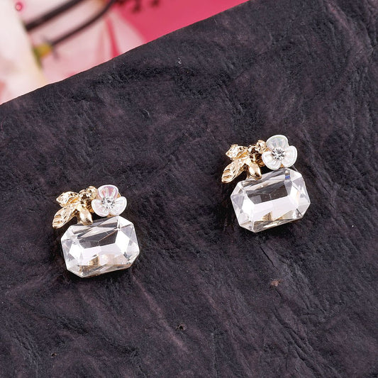 Crystal Daisy Stud Earrings