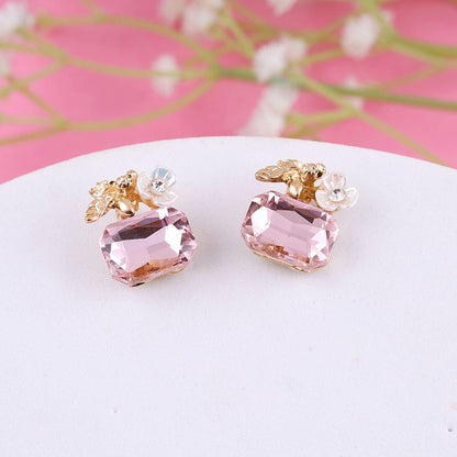 Crystal Daisy Stud Earrings