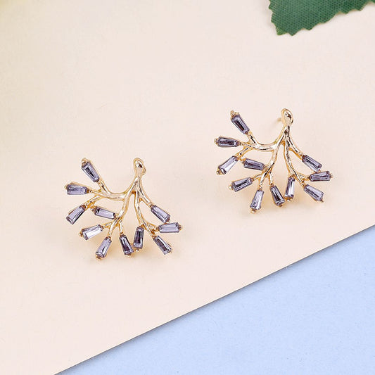 Snow Flake Dazzling Earrings