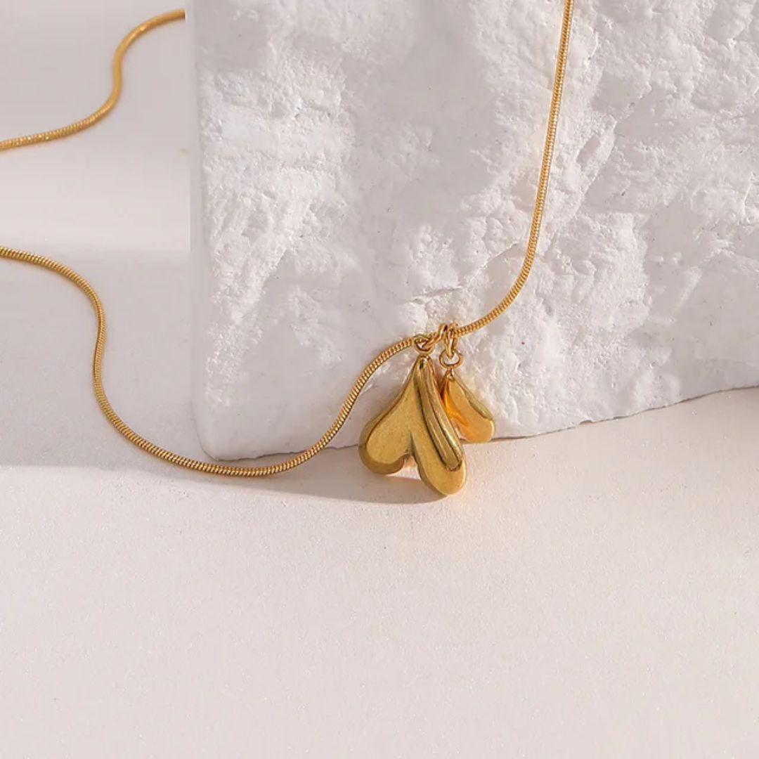 Yours and Mine Heart Neckpiece