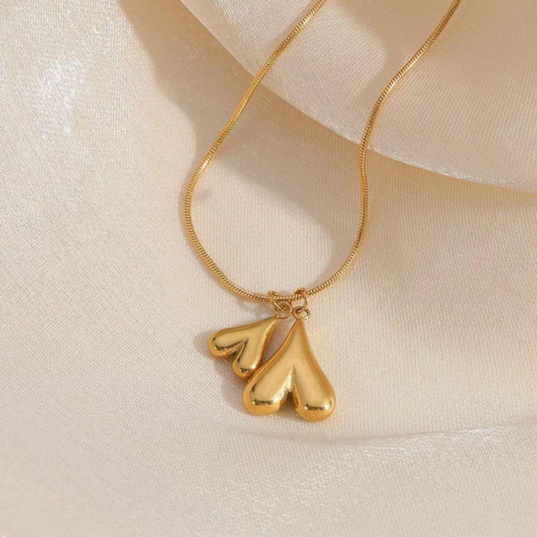 Yours and Mine Heart Neckpiece
