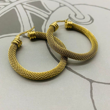 As Pretty As Gold Hoop Earrings