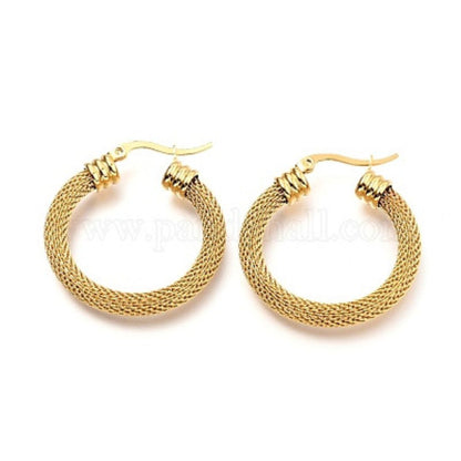 As Pretty As Gold Hoop Earrings