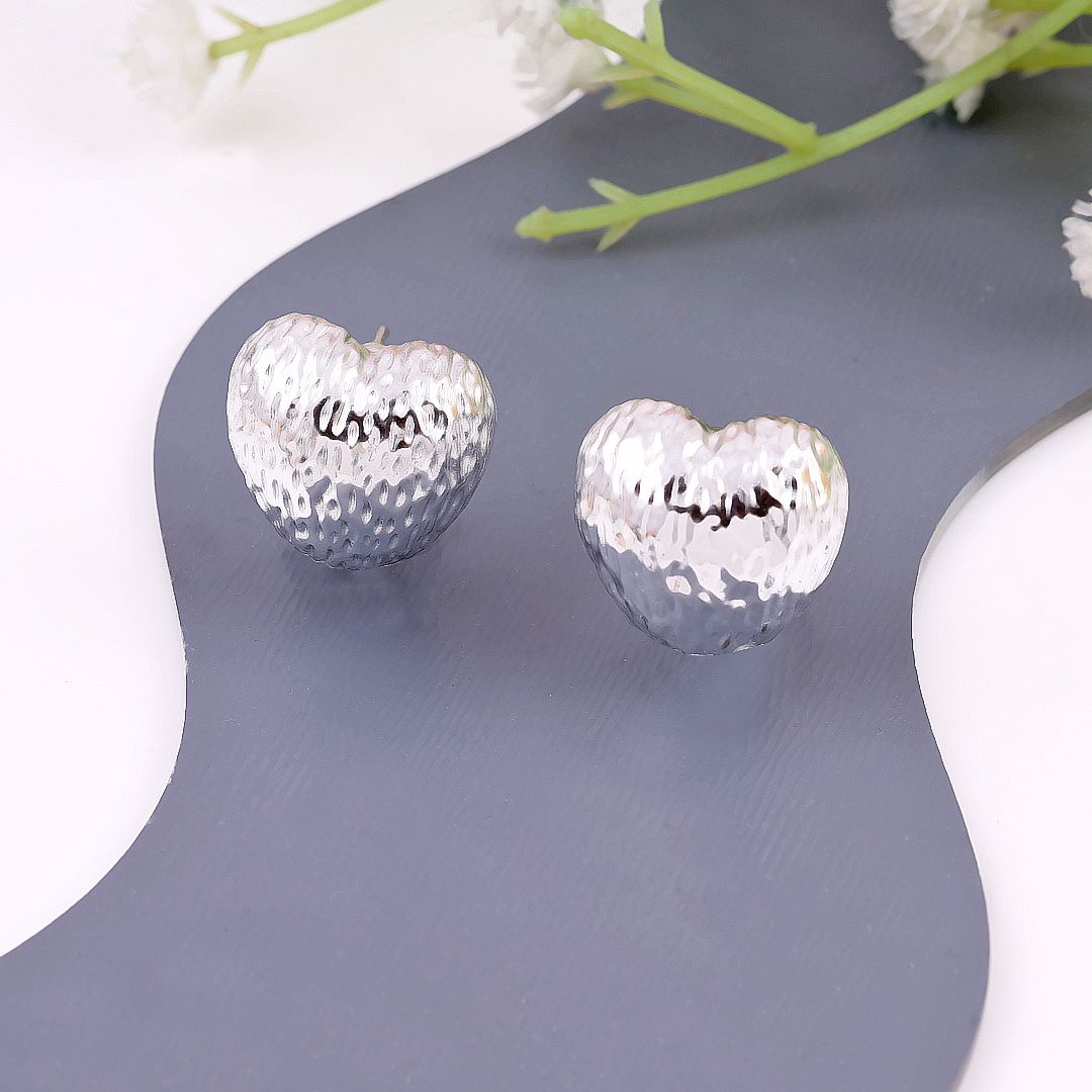 Bling Bloger Heart Earrings