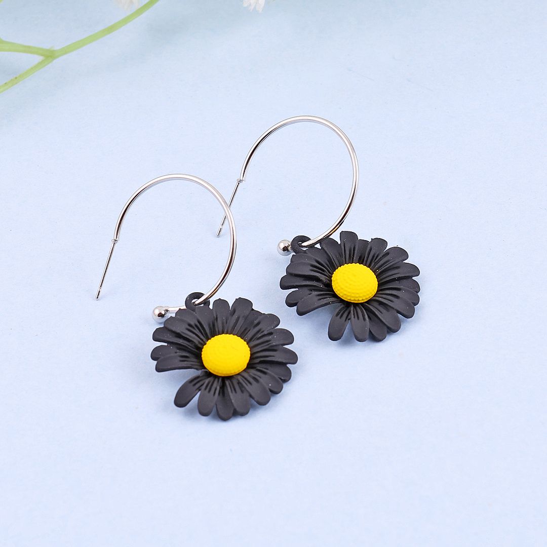 As Fresh As Daisy Hoops Earrings